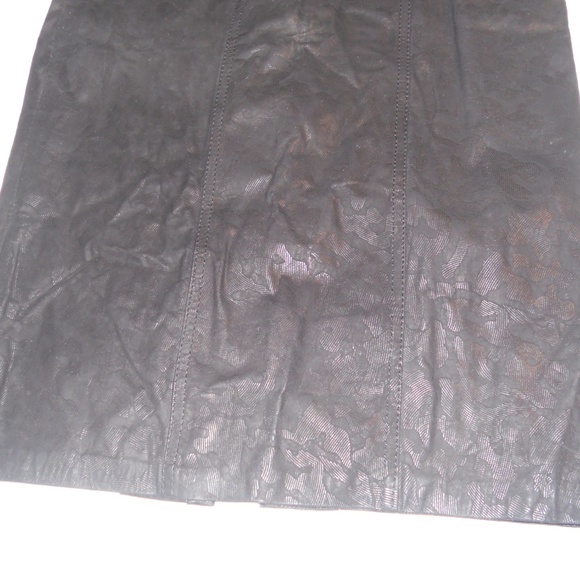 NWT. A Winlit Genuine Leather Woman Skirt, Size 7 - Picture 3 of 8